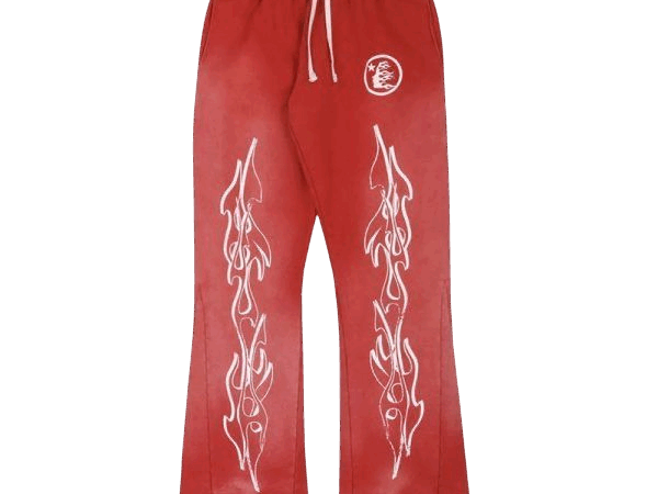 PANTS - HLSTR Red Flame Sweatpants