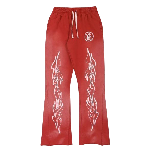 PANTS - HLSTR Red Flame Sweatpants