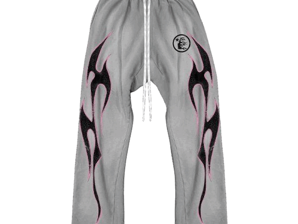 PANTS - HLSTR Grey Future Flame Sweatpants