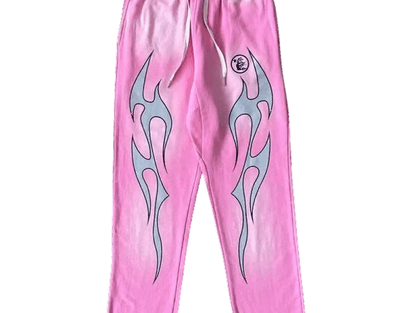 PANTS - HLSTR Flame Sweatpants Pink/Silver
