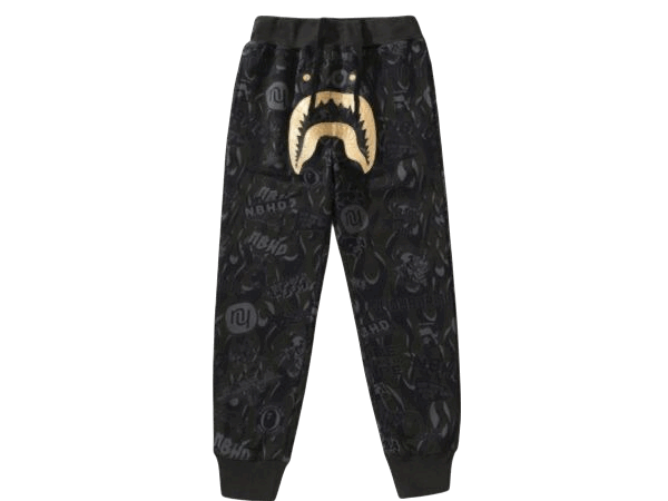 PANTS - BP NBHD Camo Shark Black