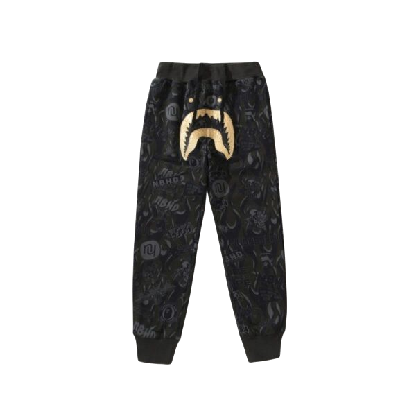 PANTS - BP NBHD Camo Shark Black