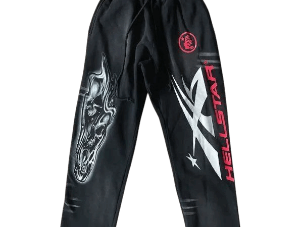 PANTS - HLSTRS Airbrushed Skull Flare
