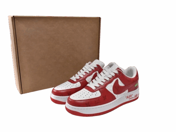AF1 X LV 1 LOW BY VIRGIL ABLOH WHITE RED