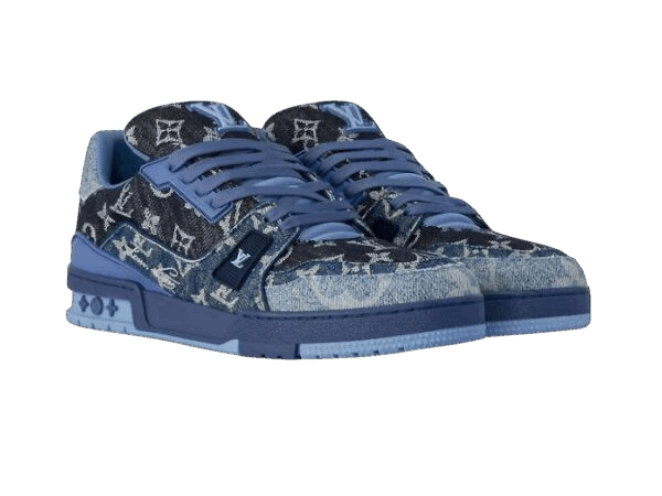 TRAINER BLUE EMBOSSED