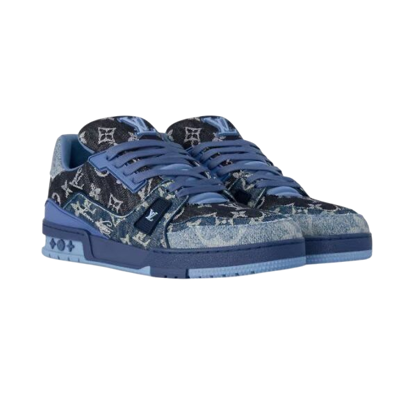 TRAINER BLUE EMBOSSED