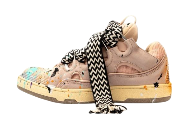 Lanvin Curb rosa con macchie