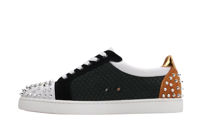 LOUBOUTIN - LOUIS ORLATO BLACK WITH GOLDEN