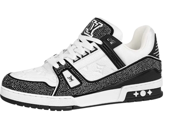 TRAINER LV BIANCHE SWAROVSKY