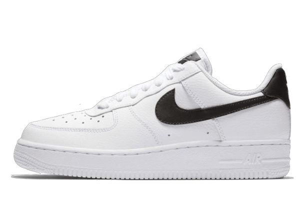 AF1 WHITE BLACK PEBBLED