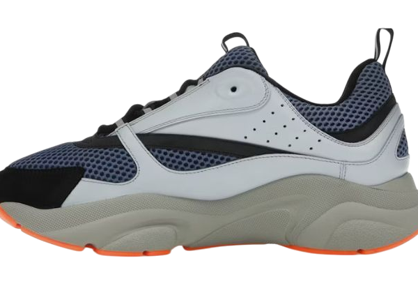 B22 TECHNICAL MESH LIGHT BLUE GREY ORANGE