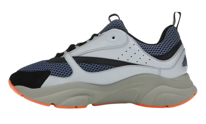 B22 TECHNICAL MESH LIGHT BLUE GREY ORANGE