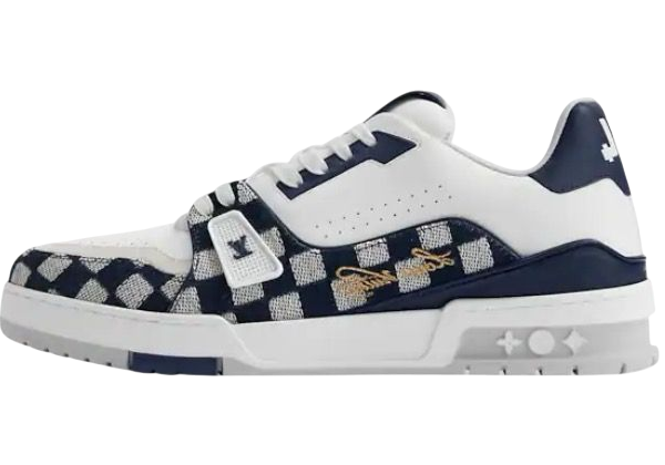 LV TRAINER WHITE/BLUE