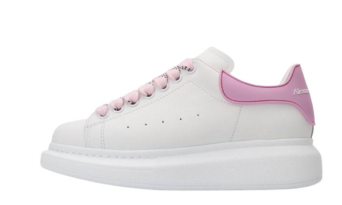 ALEXANDER MCQUEEN WHITE PINK TAIL