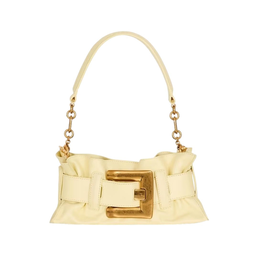 BORSA - BALMAIN MINI ANTHEM GIALLO CHIARO