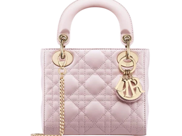 BORSA - DIOR LAMBSKIN CANNETÈ COLOR PINK