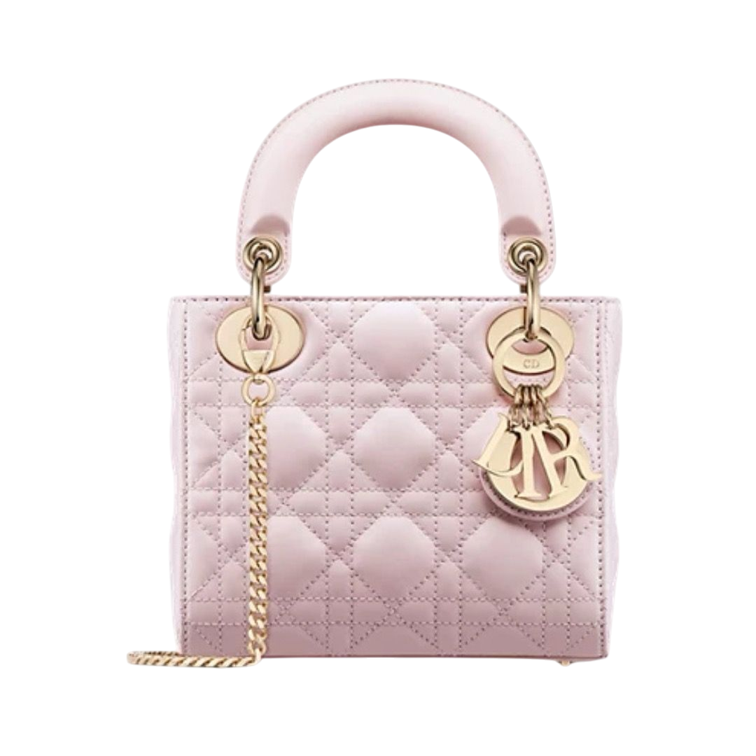 BORSA - DIOR LAMBSKIN CANNETÈ COLOR PINK