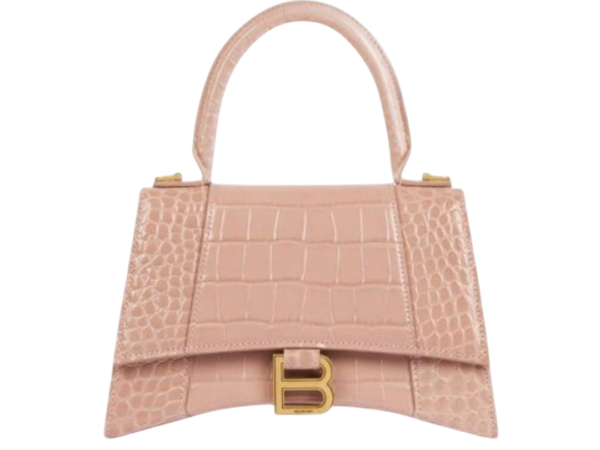 BORSA - BALENCIAGA HOURGLASS XS CON MANICO BEIGE