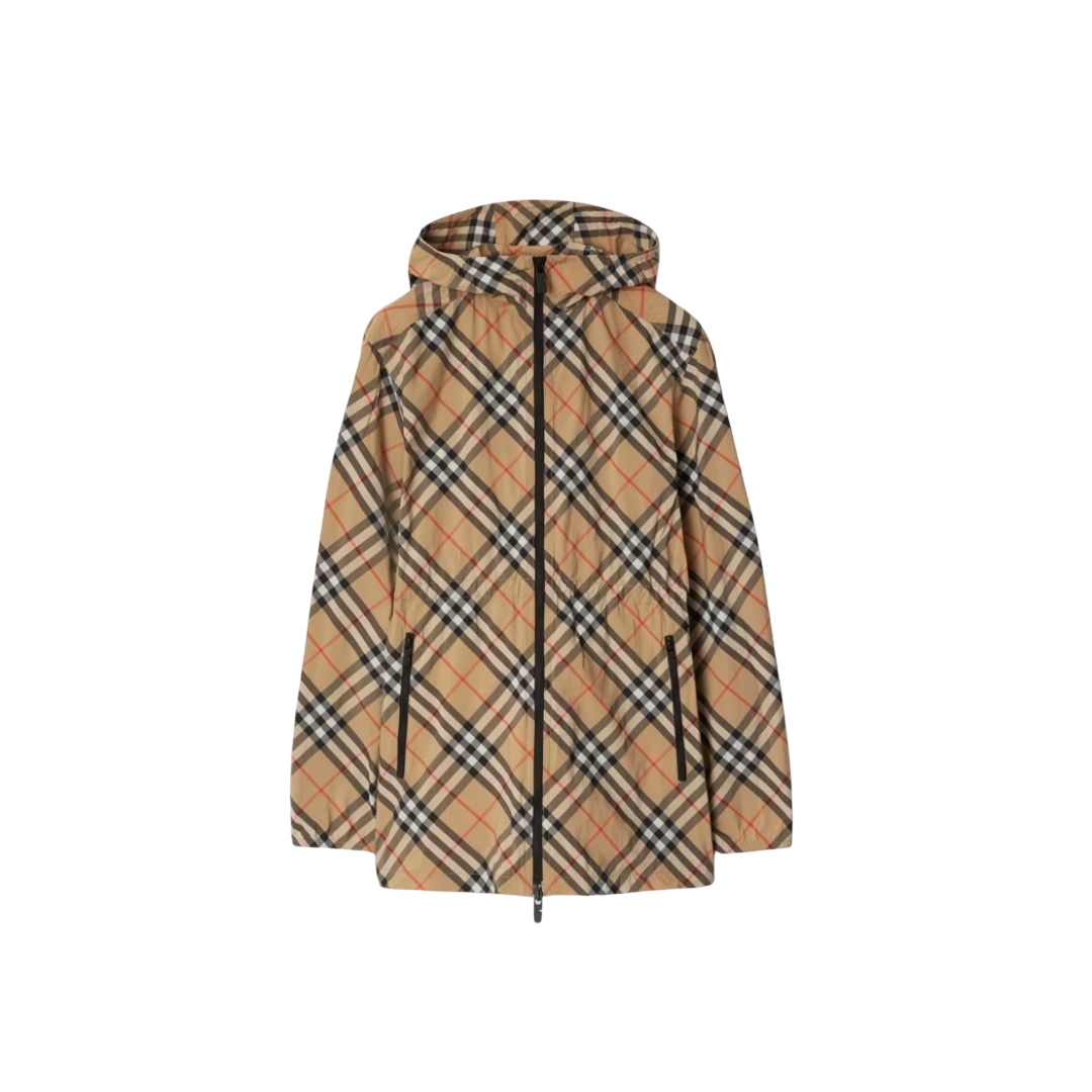 JACKET BURBERRY NYLON BROWN