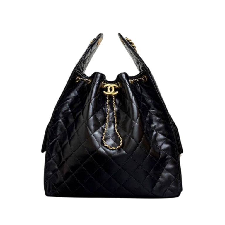 BORSA - CHANEL GRANDE 40 COLOR ORO NERO