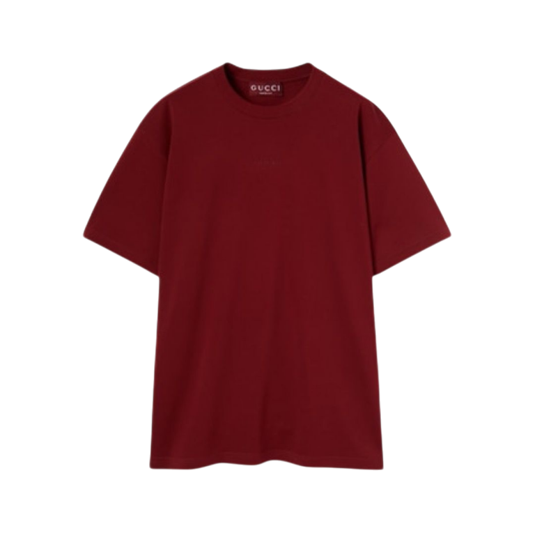 T-SHIRT - GUCCI IN JERSEY DI COTONE CON LOGO STAMPATO
