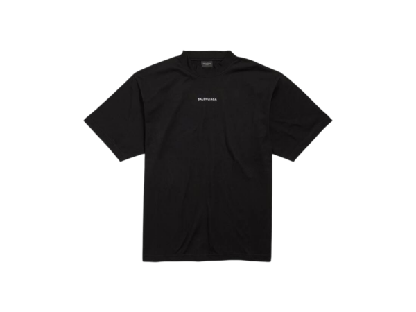 T-SHIRT - BALENCIAGA NEW BACK NERA
