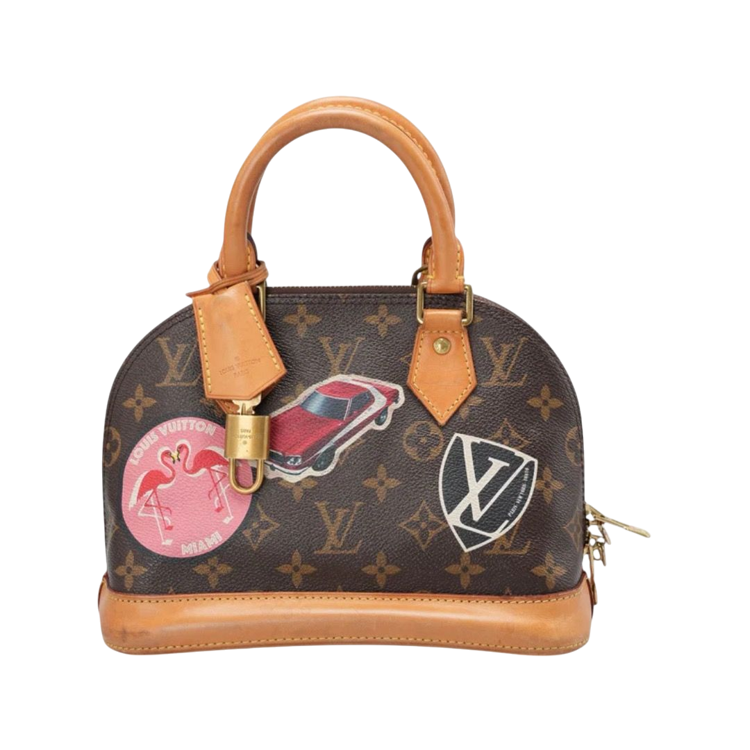 BORSA - LOUIS VUITTON TRACCOLLA  ALMA BB WORLD