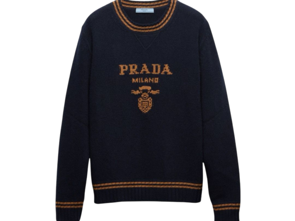 CARDIGAN - PRADA GIROCOLLO IN LANA CASHMERE