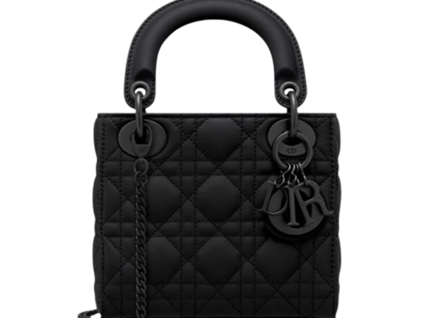 BORSA - DIOR LAMBSKIN CANNETÈ COLOR NERO