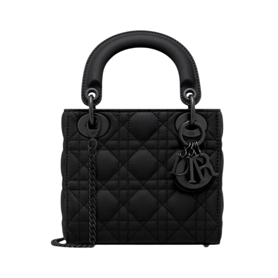 BORSA - DIOR LAMBSKIN CANNETÈ COLOR NERO