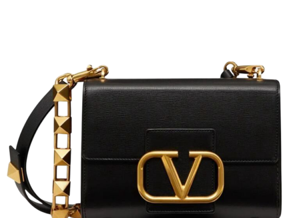 BORSA VALENTINO STUD SIGN NERO 20cm
