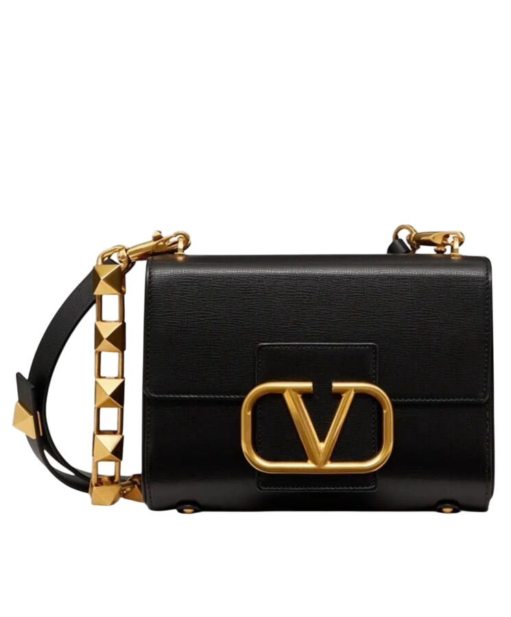 BORSA VALENTINO STUD SIGN NERO 20cm