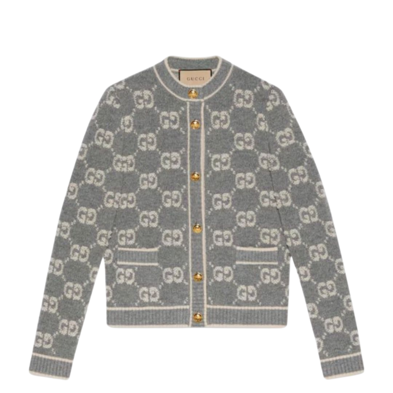 CARDIGAN - GUCCI GRIGIO