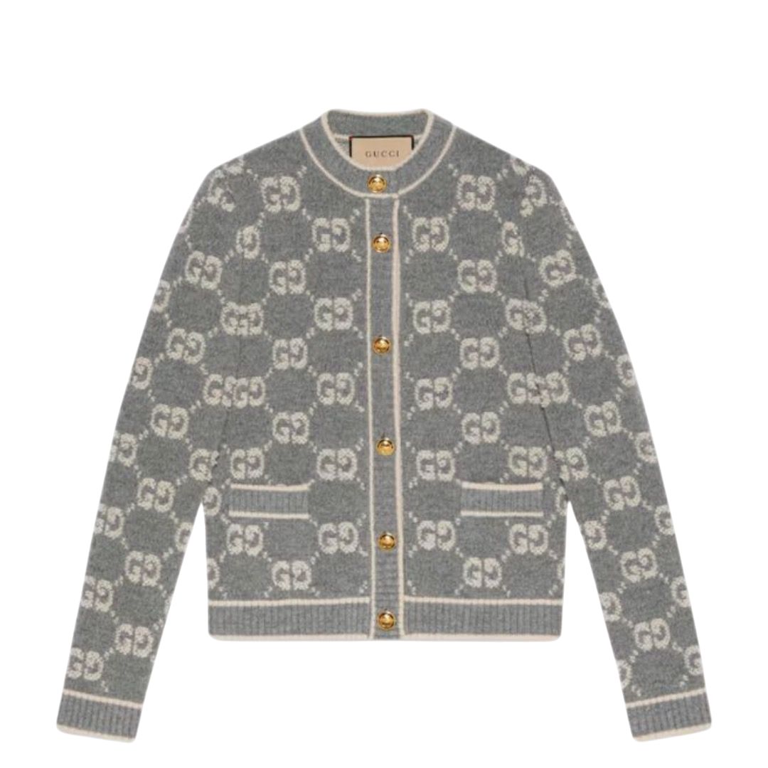 CARDIGAN - GUCCI GRIGIO