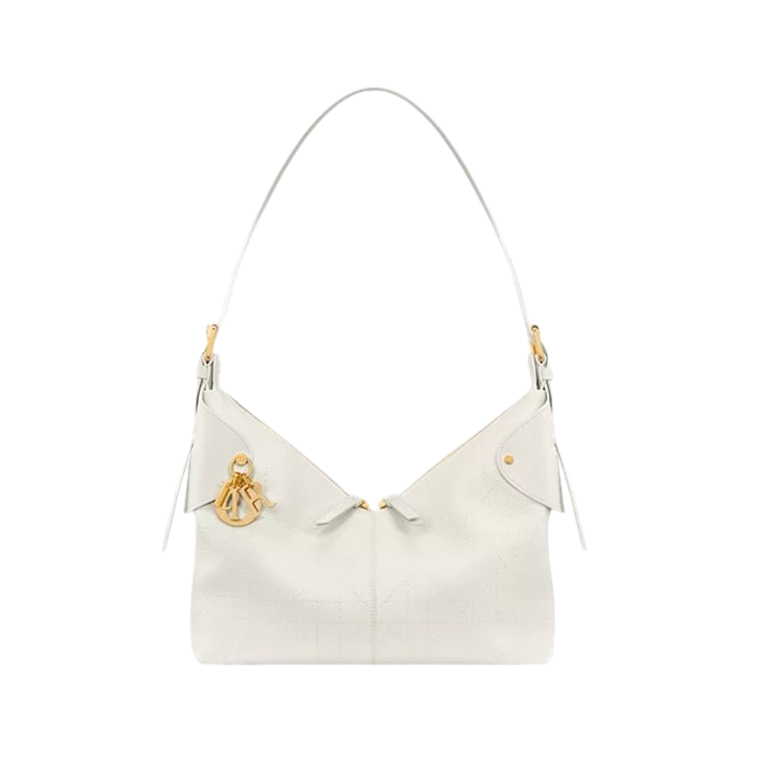 BORSA - DIOR VITELLO MACROCANNAGE BIANCO