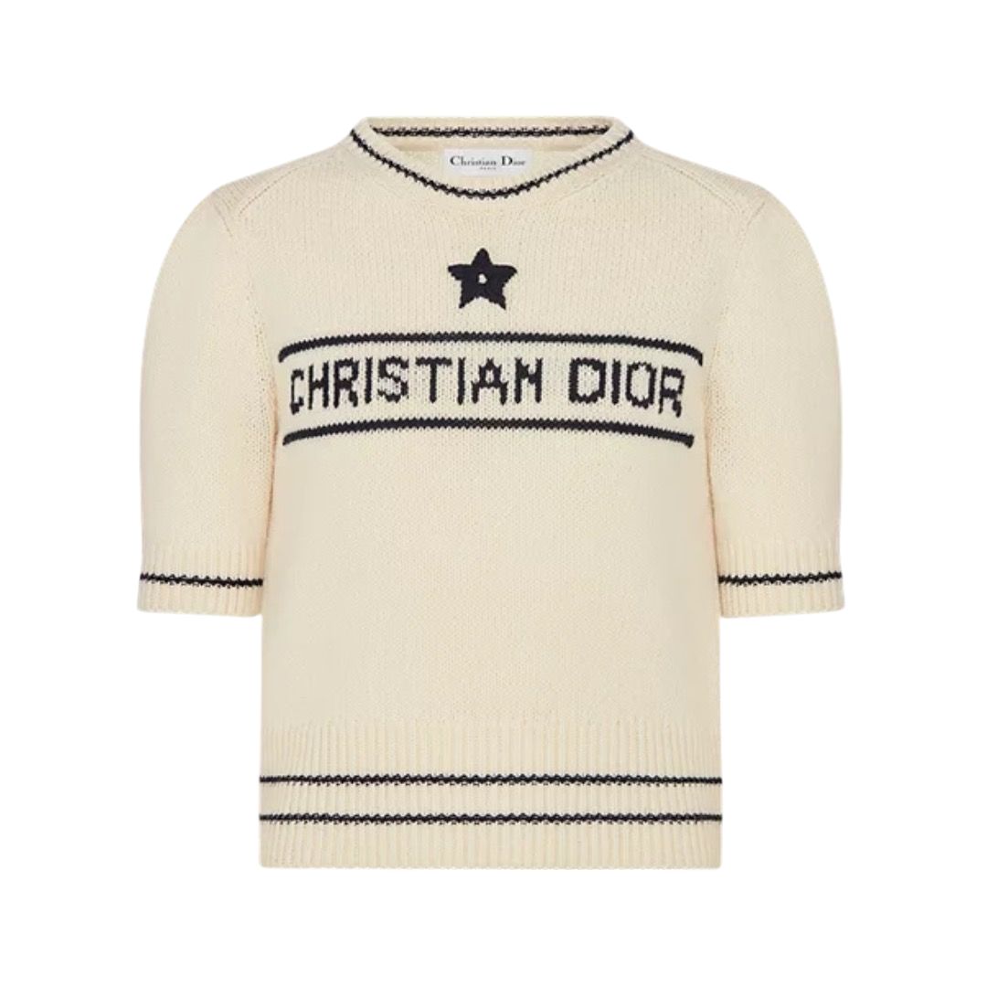 MAGLIONE - DIOR IN LANA E CASHMERE ECRU
