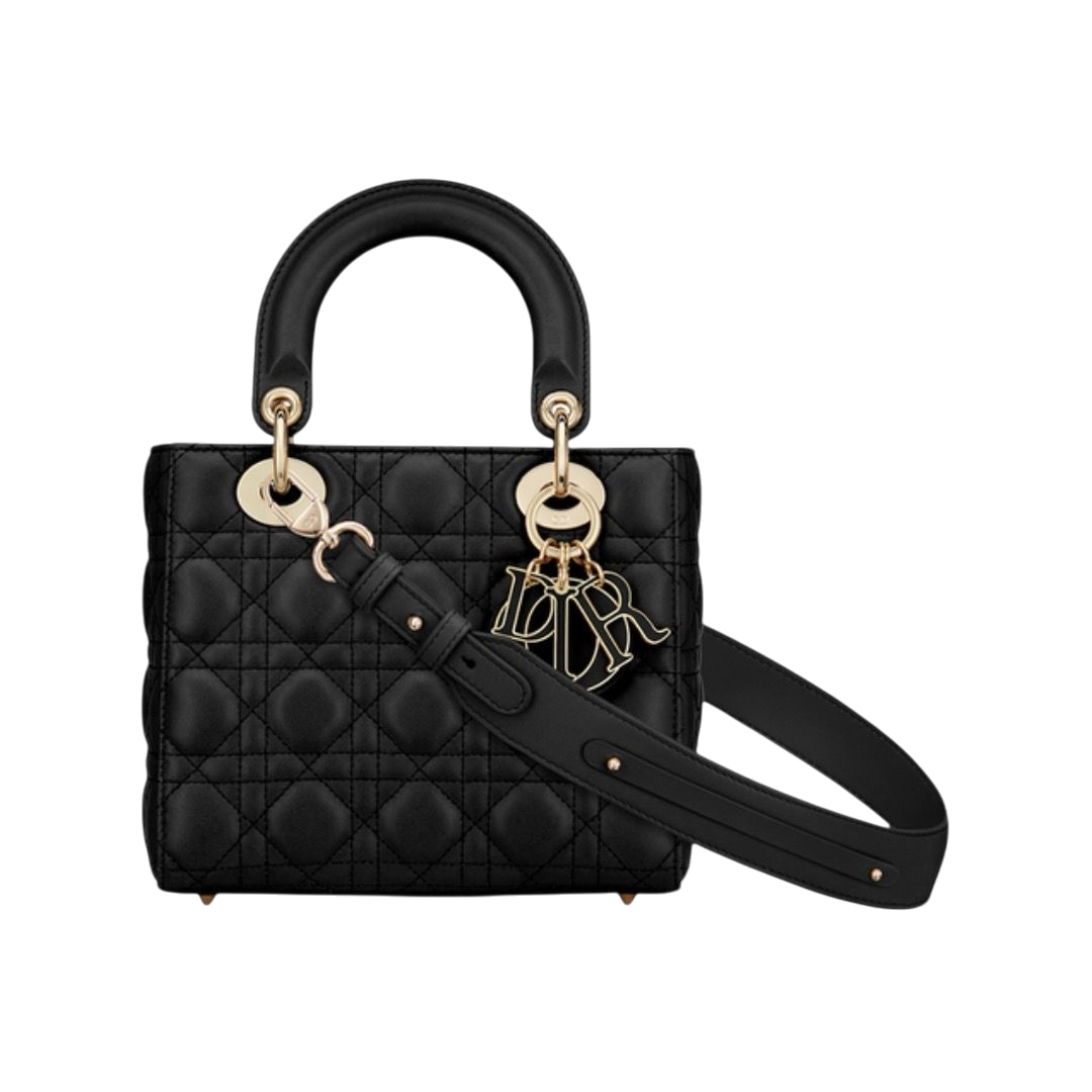 BORSA - DIOR LAMBSKIN CANNETÈ NERO