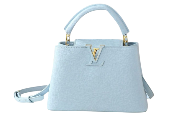 BORSA - LOUIS VUITTON CAPUCINES BORSA BLU