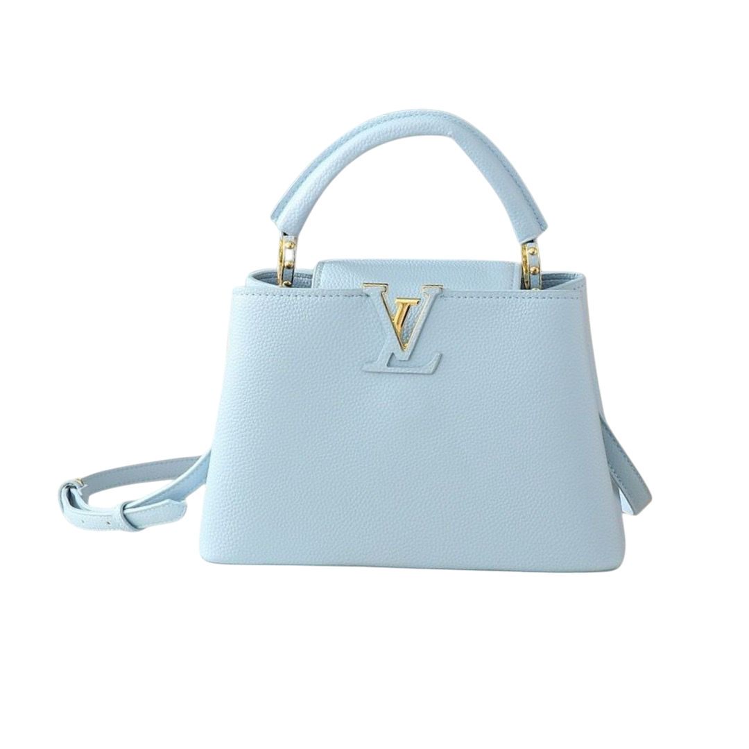BORSA - LOUIS VUITTON CAPUCINES BORSA BLU