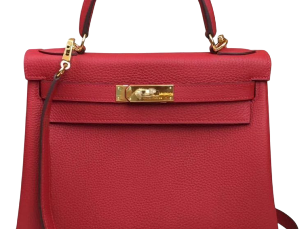 KELLY - HERMES 25 TOGO ROSSO