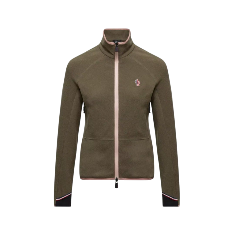 FELPA - MONCLER IN PILE CON ZIP