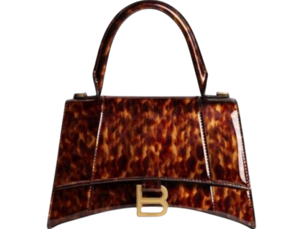 BORSA - BALENCIAGA HOURGLASS XS CON MANICO TARTARUGA
