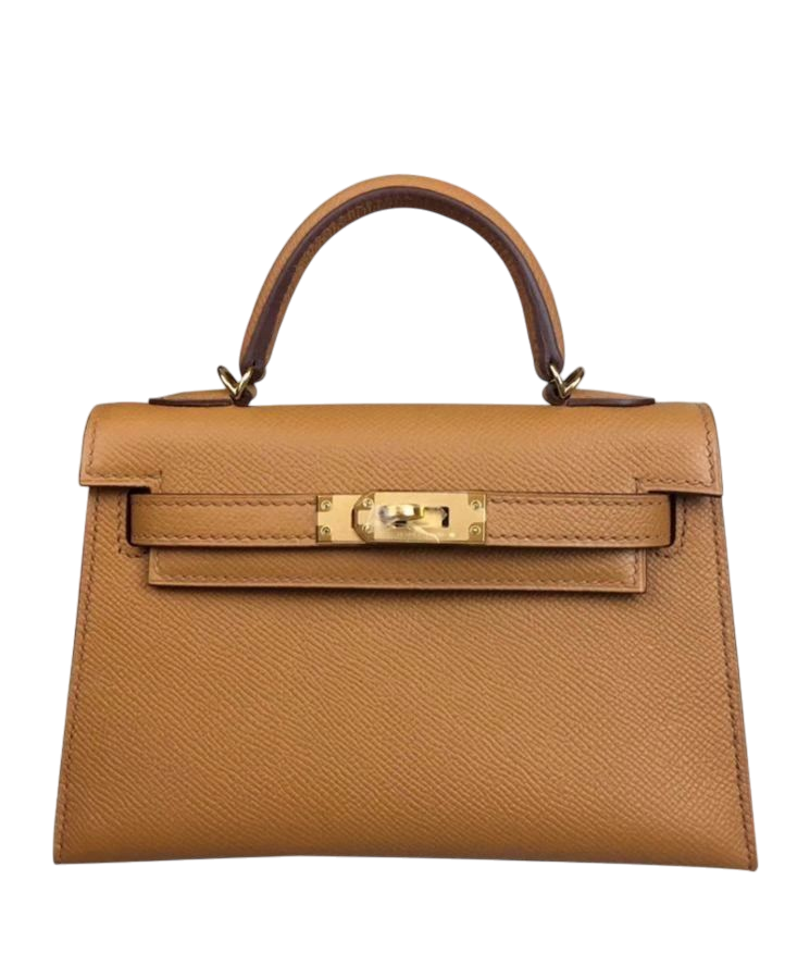 BORSA - HERMES KELLY 19 EPSOM CAFFÈ