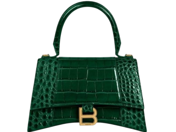 BORSA - BALENCIAGA HOURGLASS XS CON MANICO VERDE