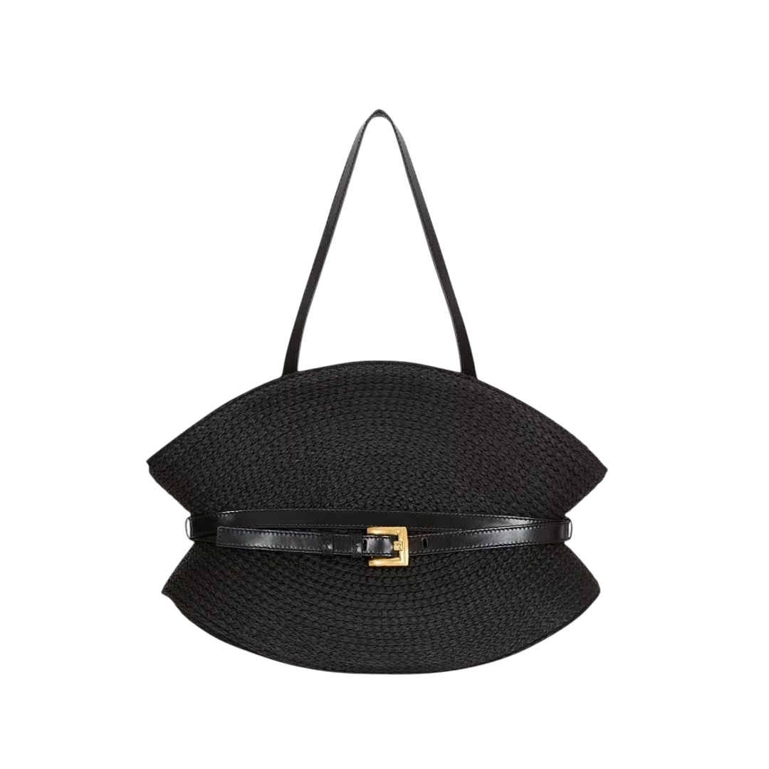 BORSA - BALMAIN SHUFFLE MINI BORSA NERA A SPALLA