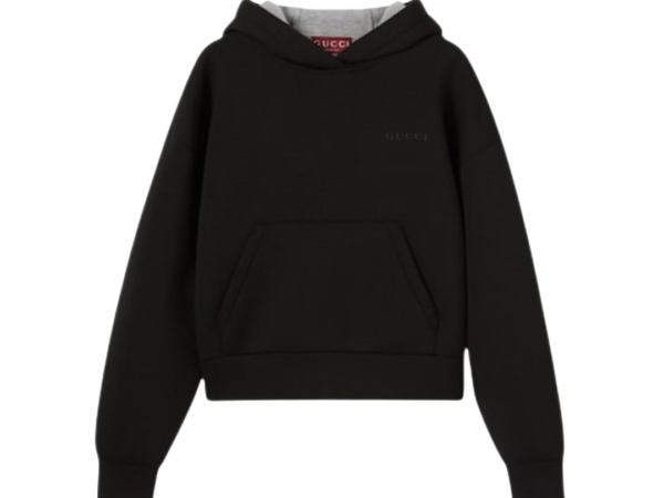 FELPA - GUCCI IN JERSEY DI VISCOSA CON CAPPUCCIO