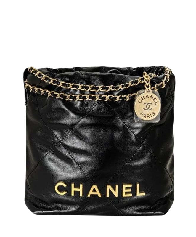 BORSA - CHANEL 22 NERO 20 cm