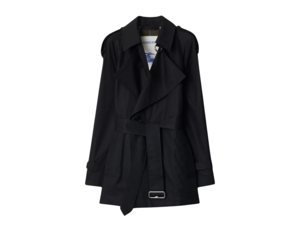 JACKET BURBERRY TRENCH BLACK