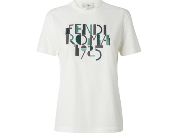 T-SHIRT - FENDI IN COTONE BIANCO