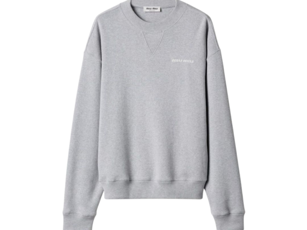 FELPA - MIU MIU IN COTONE GREY
